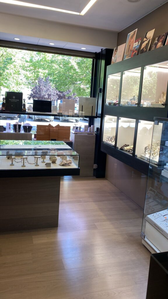 zona interior joyería